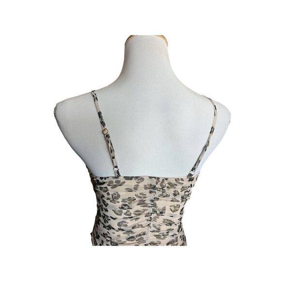 Womens Francesca’s Collections Meraki Zoey Animal Print Mesh Bodysuit - Sz S - Picture 6 of 6